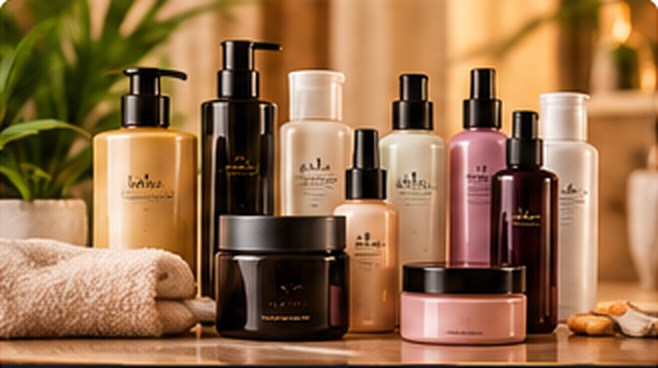 Illustrative product photography for Beauty & Personal Care
