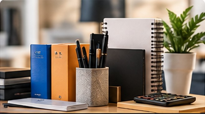 Illustrative product photography for Office & General Merchandise